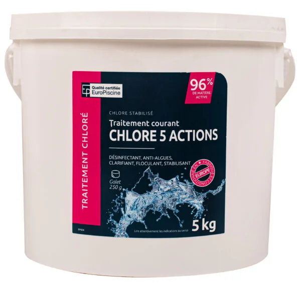 Chlore 5 actions